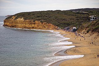 <span class="mw-page-title-main">Bells Beach, Victoria</span> Town in Victoria, Australia