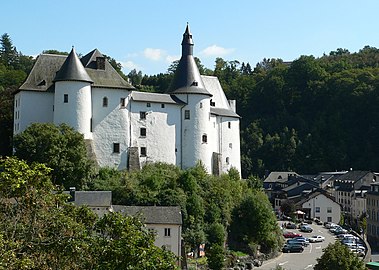 La kastelo de Clervaux (Clerf)