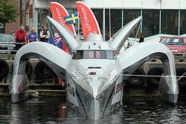 Earthrace in Malmö, Zweden