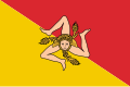 Flag of Sicily (leg and head)