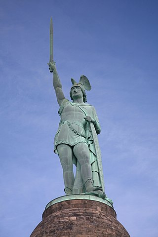 <span class="mw-page-title-main">Arminius</span> Germanic Cherusci chieftain (18/17 BC – AD 21)