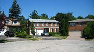 Hillcrest Village Neighbourhood in Toronto, Ontario, Canada