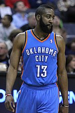 James Harden was selected 3rd overall out of Arizona State. James Harden 2.jpg