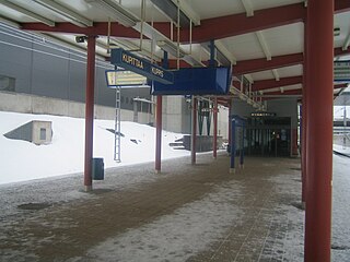 <span class="mw-page-title-main">Kupittaa railway station</span> Railway station in Turku, Finland