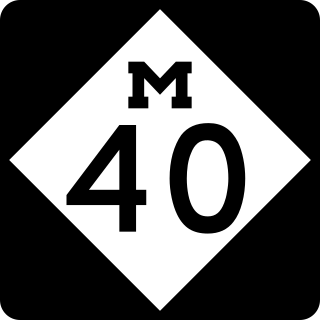 <span class="mw-page-title-main">M-40 (Michigan highway)</span> State highway in Cass, Van Buren, and Allegan counties in Michigan, United States