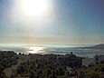 Lever de soleil sur l’étang de Berre. Vue depuis la chapelle Notre-Dame-des-Marins.