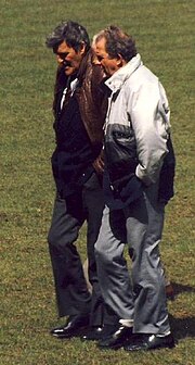 Jimmy Hill (1928-2015) (right) with Maurice Cook MauriceCookJimmyHill.jpg