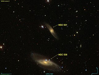 <span class="mw-page-title-main">NGC 531</span> Galaxy in the constellation Andromeda