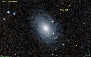 <span class="mw-page-title-main">NGC 668</span> Galaxy in constellation Andromeda