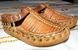 <span class="mw-page-title-main">Opanak</span> Traditional peasant shoes in southeastern Europe