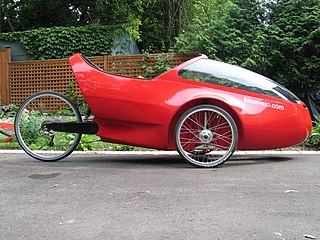 <span class="mw-page-title-main">Velomobile</span> Human-powered vehicle