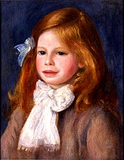 Jean Renoir målad av fadern Auguste Renoir 1901.