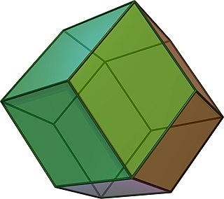 <span class="mw-page-title-main">Rhombic dodecahedron</span> Catalan solid with 12 faces