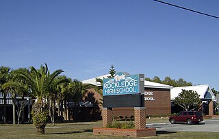 <span class="mw-page-title-main">Rockledge High School</span> Public high school in the United States