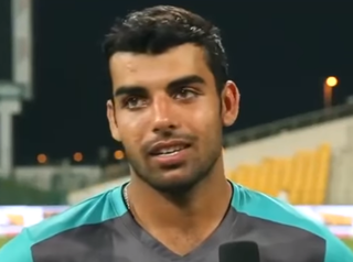 <span class="mw-page-title-main">Shadab Khan</span> Pakistani cricketer (born 1998)