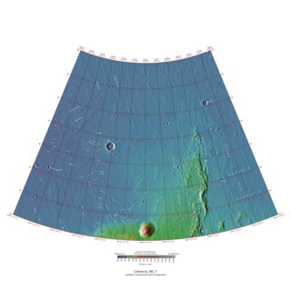 <span class="mw-page-title-main">Cebrenia quadrangle</span> One of 30 quadrangle maps of Mars used by the US Geological Survey