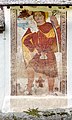 English: Gothic fresco of Saint Christopher at the south wall Deutsch: Gotisches Fresko des hl. Christophorus an der S-Wand