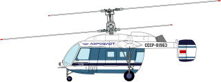 <span class="mw-page-title-main">Kamov Ka-126</span> Soviet light utility helicopter