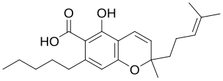 <span class="mw-page-title-main">Cannabichromenic acid</span> Chemical compound