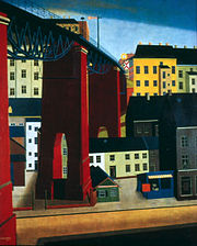 Carl Grossberg, Most nad Schwarzbachstraße, 1927