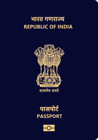 <span class="mw-page-title-main">Indian passport</span> Passport of the Republic of India issued to Indian citizens