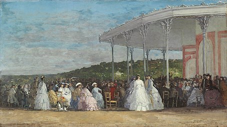 Concert au casino de Deauville, 1865, Washington, National Gallery of Art.