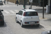 fiat uno college 2014 com placas da Espanha em Portugal