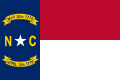 Bandera de Carolina d'o Norte 1885