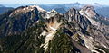 Morning Star front and center, from Del Campo Peak (behind are Vesper, Sperry, and Big Four)