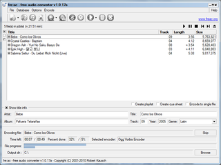 <span class="mw-page-title-main">CD ripper</span> Software that convert tracks on a Compact Disc to standard computer sound files