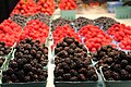 Fresh berries at the Granville Island Public Market