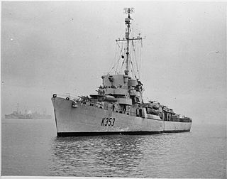 HMS <i>Essington</i> (K353) Frigate of the Royal Navy