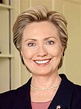 Hillary Clinton listigita dek fojojn: 2016, 2015, 2014, 2012, 2011, 2009, 2008, 2007, 2006, kaj 2004 (finalinto en 2013 kaj 2010)