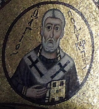 <span class="mw-page-title-main">Polycarp</span> Christian bishop of Smyrna (69-155)