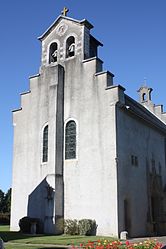The church of Saint-Vincent, in Igon