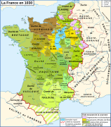 Le comté de Provence au sein du royaume d'Arles en l'an 1030.