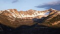 Green Knoll (left), Mount Stratus (center), Mount Nimbus (right).