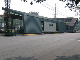 <span class="mw-page-title-main">Noroton Heights station</span> Metro-North Railroad station in Connecticut