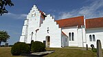 Östra Vemmerlöv kyrka, Skåne. Kyrkan från söder.]]