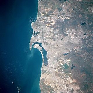 <span class="mw-page-title-main">San Diego Bay</span> Natural harbor and deepwater port in San Diego County, California, United States