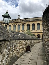 View of the Upper Library, featuring the last remaining part of the medieval college