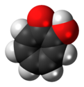 Space-filling model of tropolone Tropolone-3D-spacefill.png