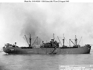 USS <i>Cetus</i> Cargo ship of the United States Navy