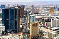 Las Vegas Strip vanuit Stratosphere