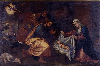 Adoration of the Shepherds; 1603–05, 157 × 245 cm, Museo de Bellas Artes de Granada.