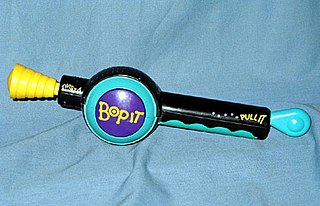 <i>Bop It</i> Handheld audio game