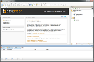FlashDevelop 4 Screenshot