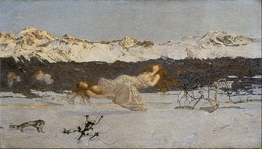 The Punishment of Lust (Giovanni Segantini, 1891) (nom)