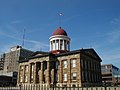 Image 42The Old State Capitol in Springfield. Designed by John F. Rague in a Greek Revival style and completed in 1840, the building housed the Illinois General Assembly until 1876. Photo credit: Agriculture (from Portal:Illinois/Selected picture)