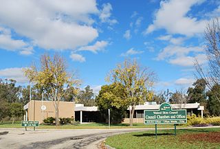 <span class="mw-page-title-main">Wakool Shire</span> Former local government area in New South Wales, Australia